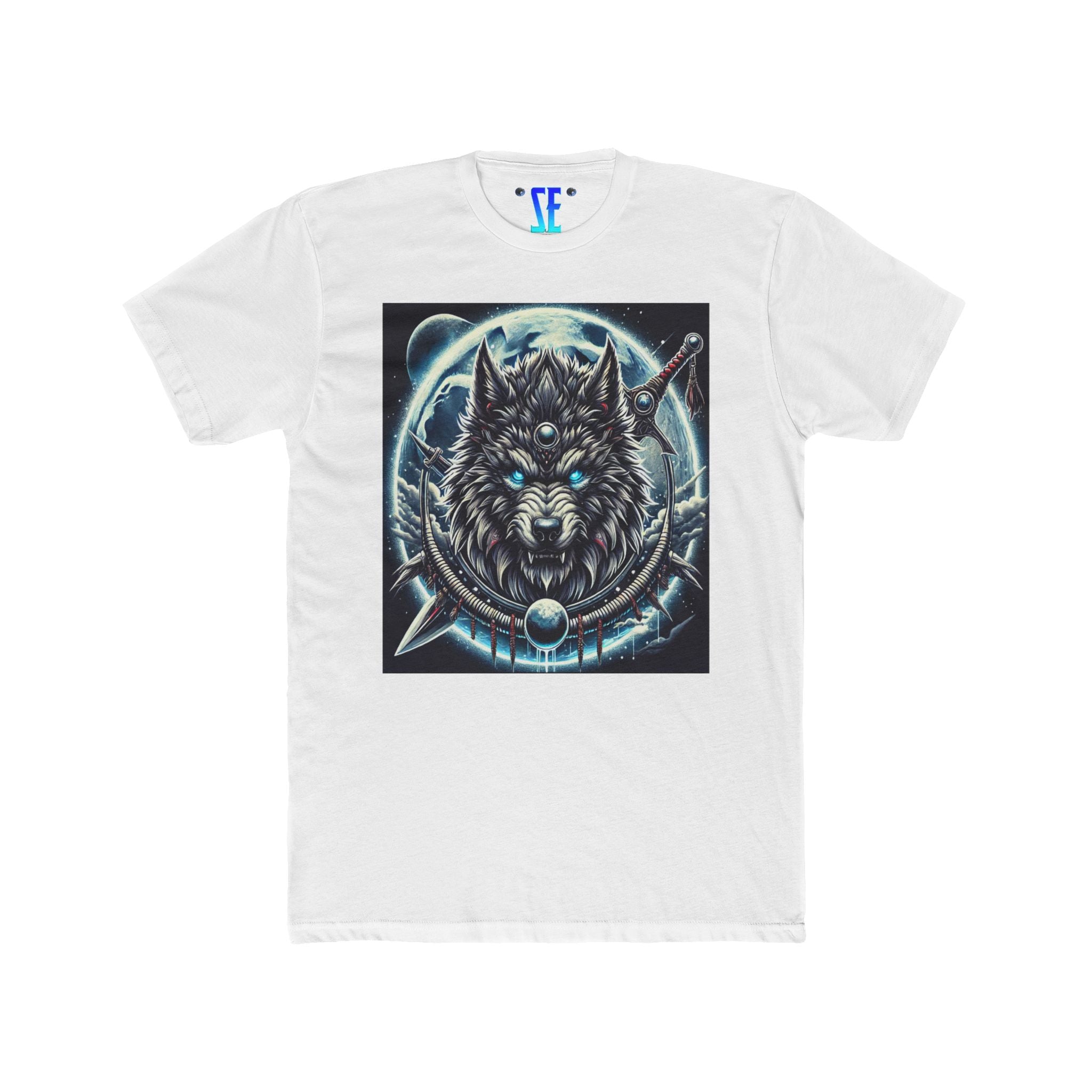 Moonfall Series Mystic Alpha Wolf Moon Bold Graphic Tee Wolf Enthusiasts Adventure Warrior