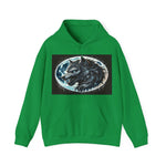 Moonfall Series Fierce Wolf Howling Moon Hoodie Stylish Unique Graphic Hooded Sweatshirt Wolf Adventure Seekers