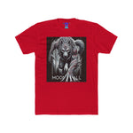 Moonfall Series Silver Red Fur Markings Red-Eyes Werewolf Dynamic Graphic Mythology Werewolf T-Shirt