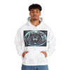 Moonfall Series Mystic Alpha Wolf Moon Hoodie Unique Graphic Hooded Sweatshirt Wolf Enthusiasts