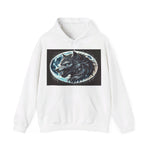 Moonfall Series Fierce Wolf Howling Moon Hoodie Stylish Unique Graphic Hooded Sweatshirt Wolf Adventure Seekers