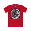 Moonfall Series Epic Stunning Werewolf Silver Red Fur Markings Red-Eyes Graphic Moon T-Shirt