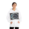 Moonfall Series Fierce Wolf Howling Moon Hoodie Stylish Unique Graphic Hooded Sweatshirt Wolf Adventure Seekers