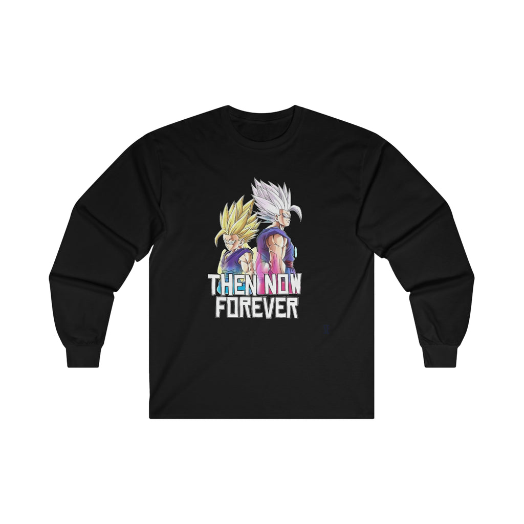 Dragon Ball Super Then Now Forever Beast Mode Long Sleeved Tee