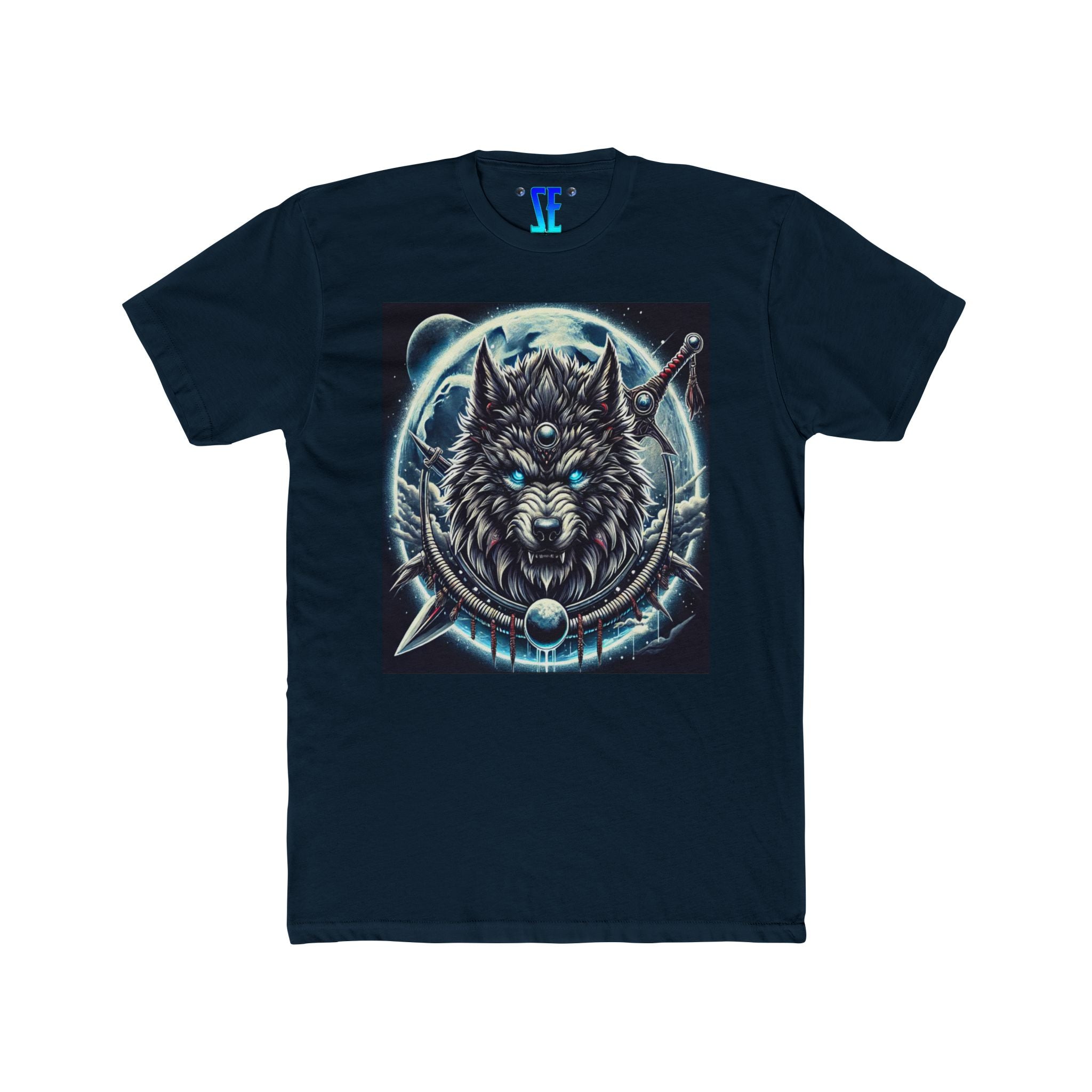 Moonfall Series Mystic Alpha Wolf Moon Bold Graphic Tee Wolf Enthusiasts Adventure Warrior