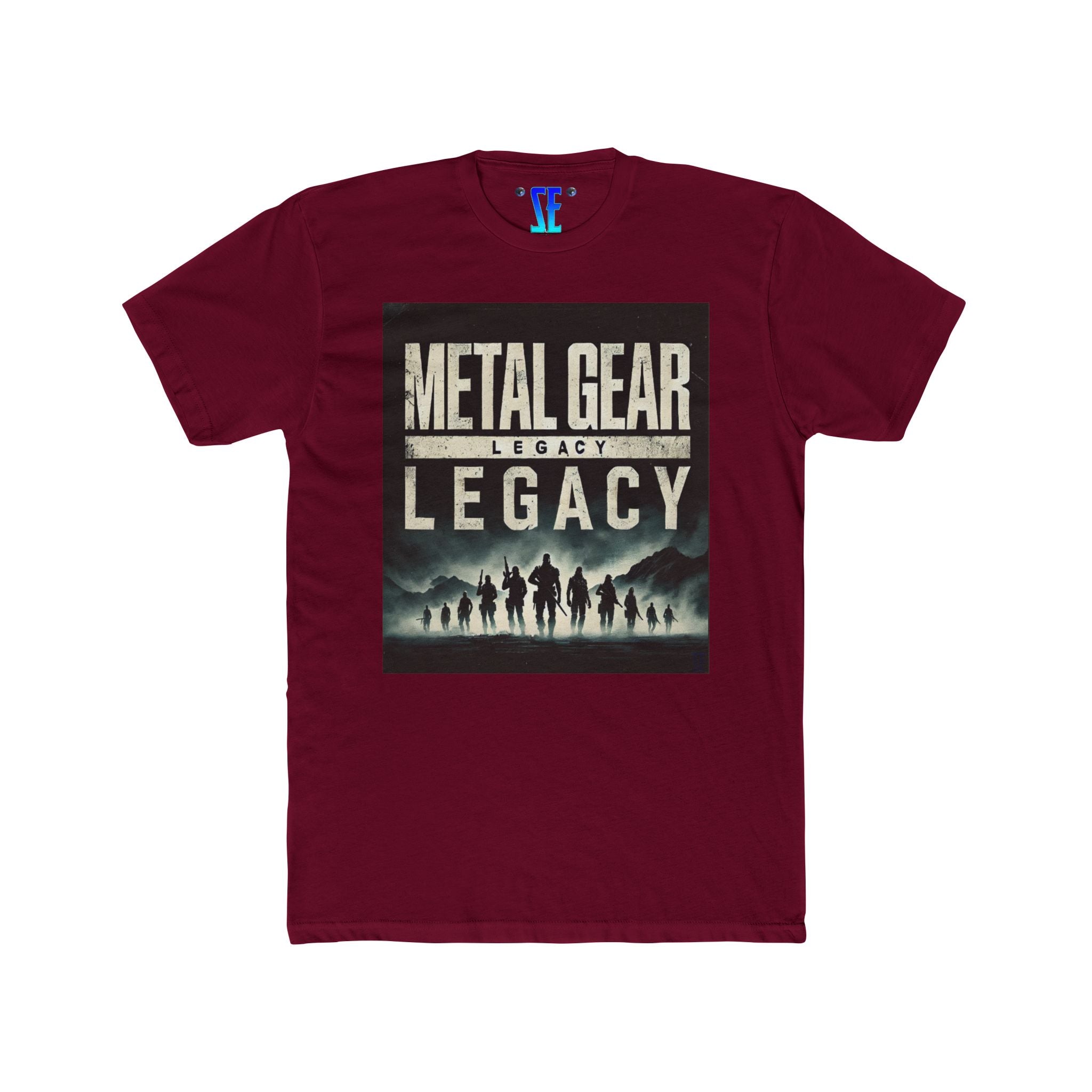 MGS Metal Gear Legacy Tactical Silhouette Design Artwork Gaming T-Shirt