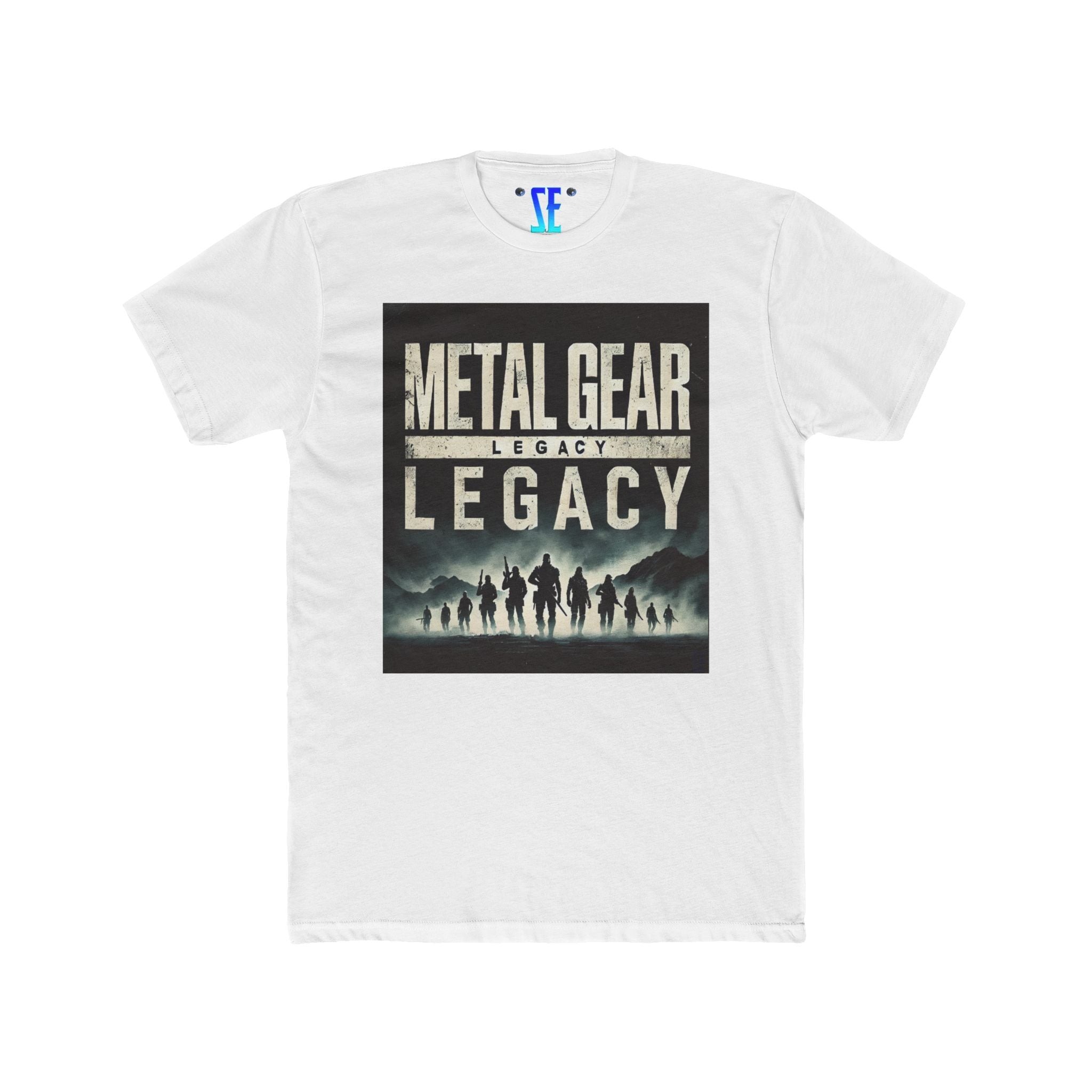 MGS Metal Gear Legacy Tactical Silhouette Design Artwork Gaming T-Shirt