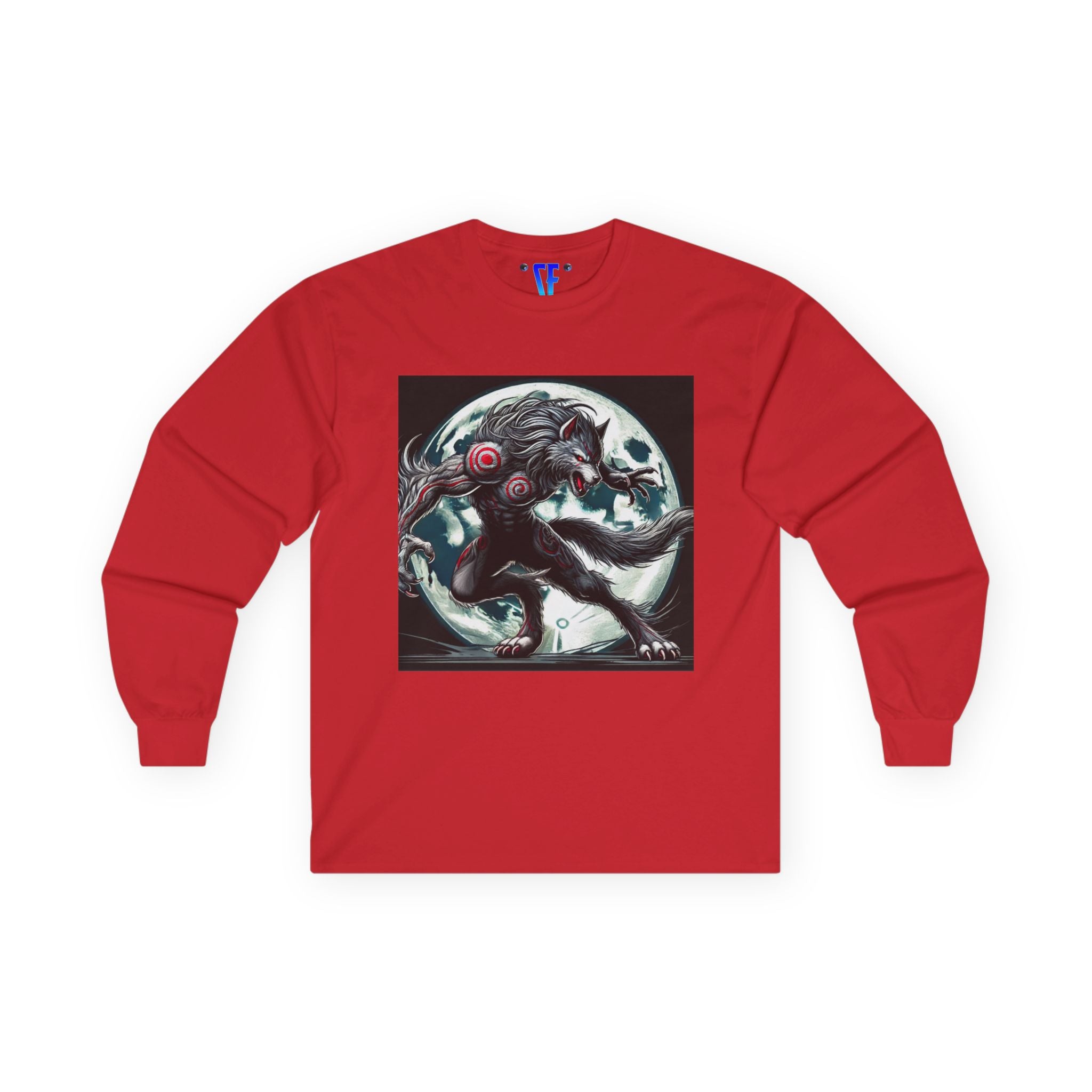 Moonfall Series Crimson Hunt Long Sleeve Tee Moonlight Predator Style