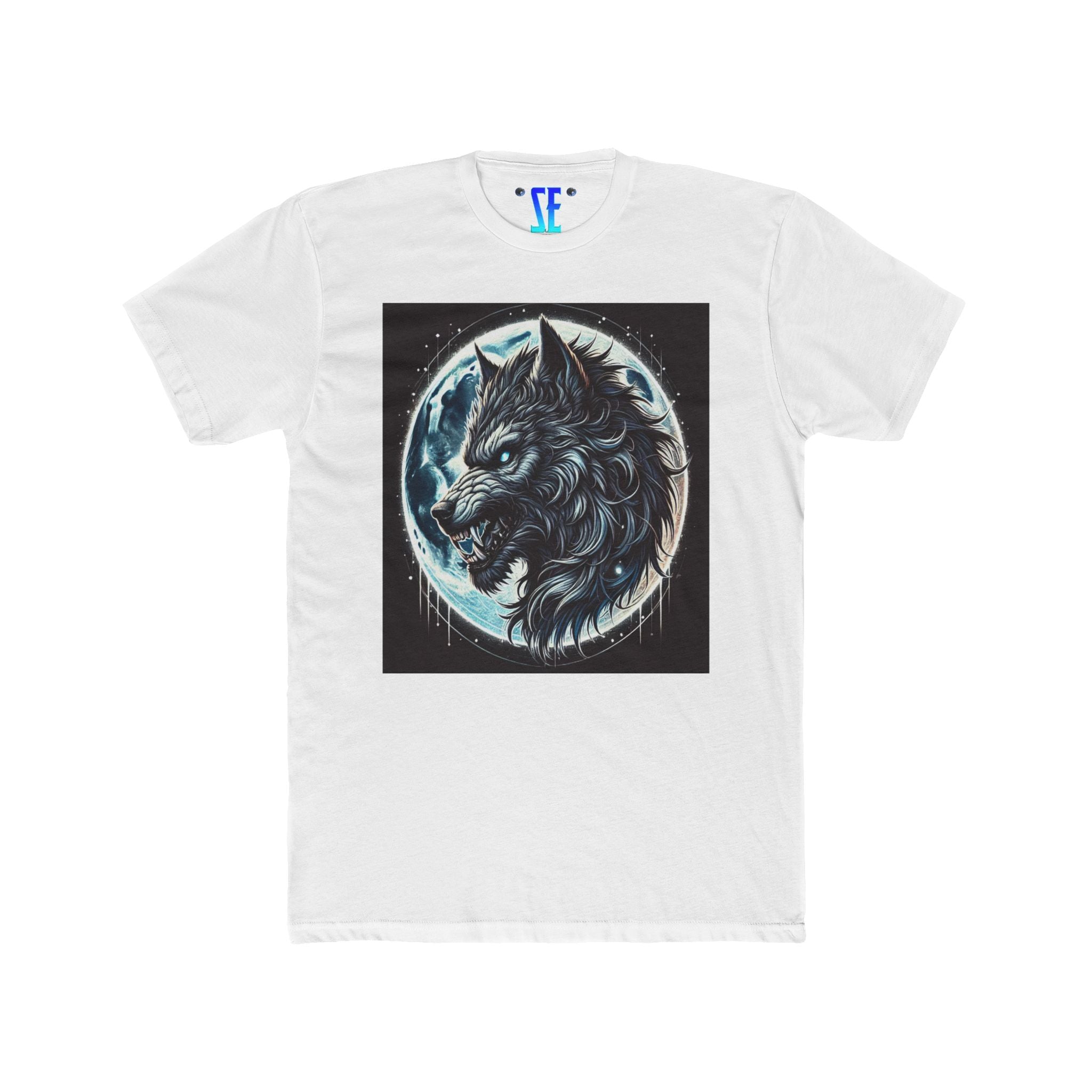 Moonfall Series Fierce Wolf Howling at Moon T-Shirt Stylish Graphic Tee Enthusiasts Adventure