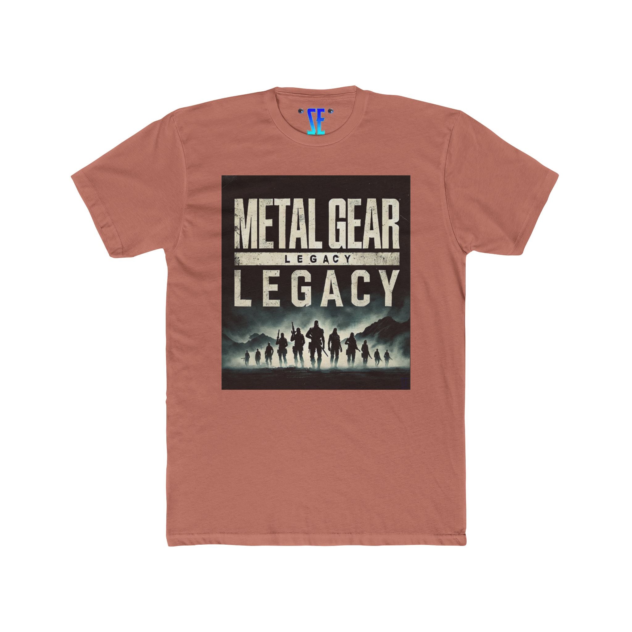 MGS Metal Gear Legacy Tactical Silhouette Design Artwork Gaming T-Shirt