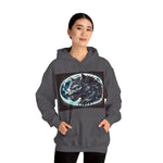 Moonfall Series Fierce Wolf Howling Moon Hoodie Stylish Unique Graphic Hooded Sweatshirt Wolf Adventure Seekers