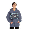 Moonfall Series Mystic Alpha Wolf Moon Hoodie Unique Graphic Hooded Sweatshirt Wolf Enthusiasts