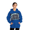 Moonfall Series Mystic Alpha Wolf Moon Hoodie Unique Graphic Hooded Sweatshirt Wolf Enthusiasts