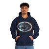 Moonfall Series Fierce Wolf Howling Moon Hoodie Stylish Unique Graphic Hooded Sweatshirt Wolf Adventure Seekers