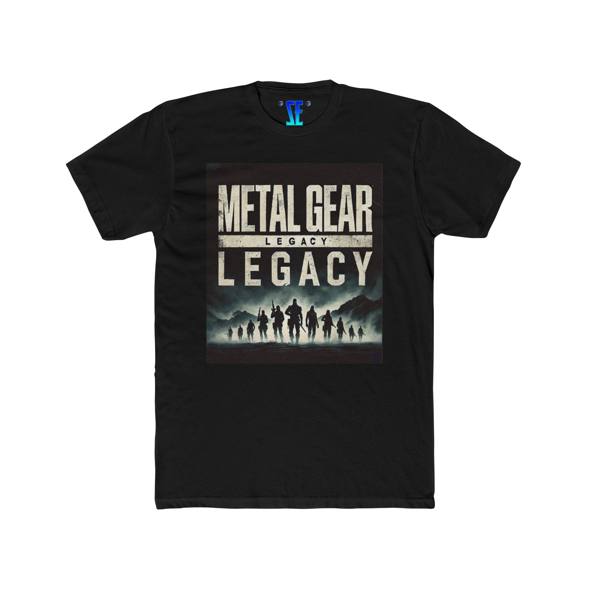 MGS Metal Gear Legacy Tactical Silhouette Design Artwork Gaming T-Shirt