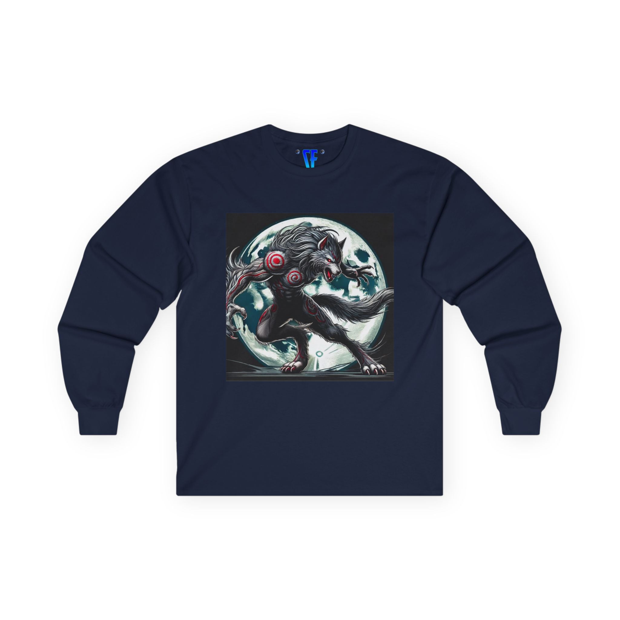 Moonfall Series Crimson Hunt Long Sleeve Tee Moonlight Predator Style