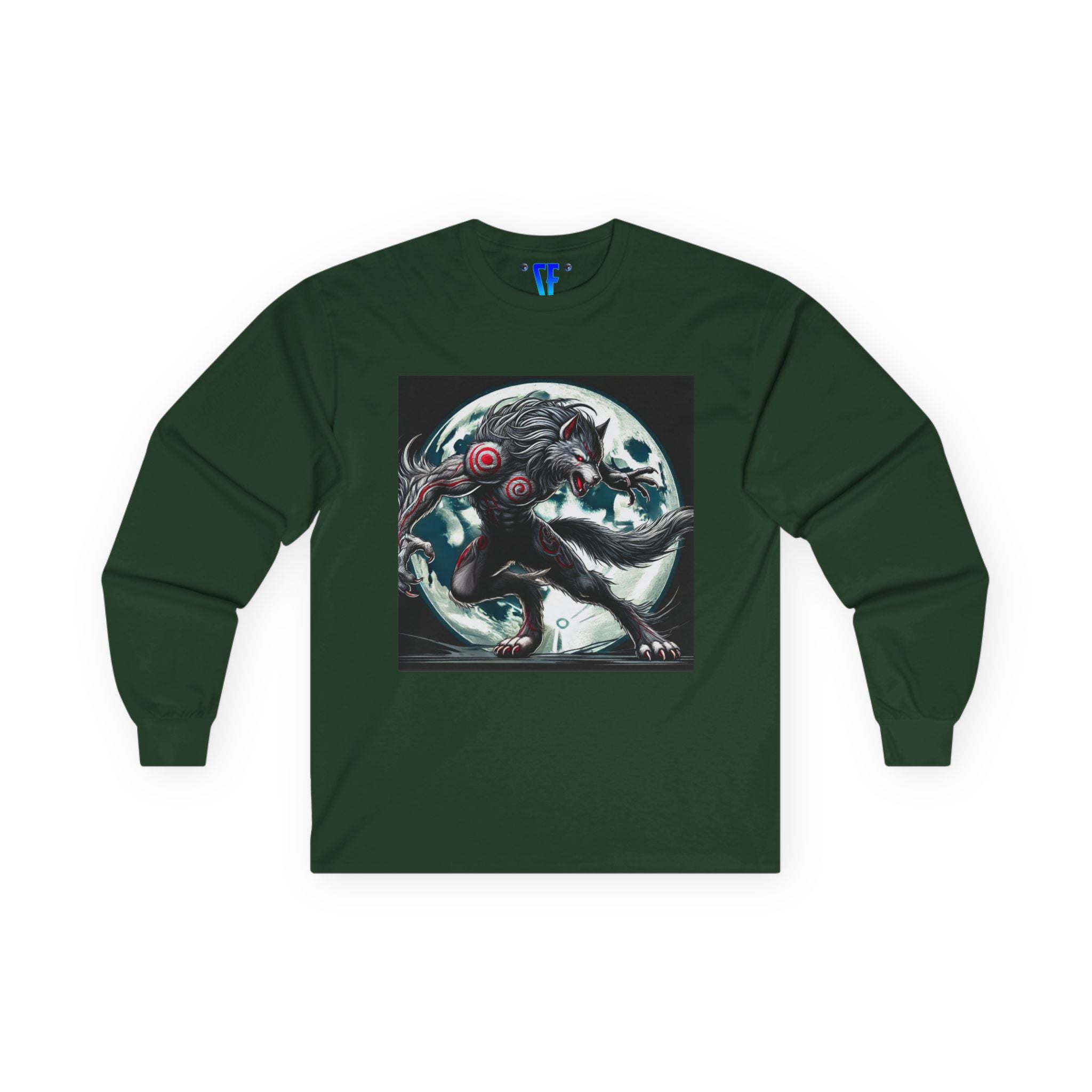 Moonfall Series Crimson Hunt Long Sleeve Tee Moonlight Predator Style