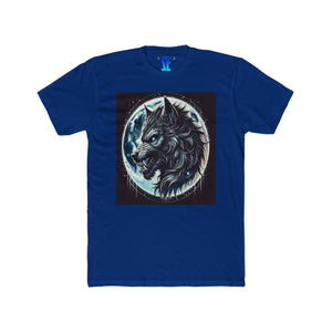 Moonfall Series Fierce Wolf Howling at Moon T-Shirt Stylish Graphic Tee Enthusiasts Adventure