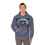 Moonfall Series Alpha Wolf Moon Hoodie Artistic Stylish Unique Graphic Hooded Sweatshirt Wolf Seekers