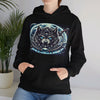 Moonfall Series Mystic Alpha Wolf Moon Hoodie Unique Graphic Hooded Sweatshirt Wolf Enthusiasts