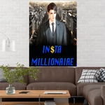 Insta Millionaire Canvas Suit City Wall Art Home Living Room Insta Millionaire Canvas