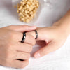 Her King His Queen Couple Crown Rings Romantic Fashion Jewelry for Couples