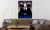 Insta Millionaire Canvas Black Suit Wall Art Home Decor Insta Millionaire Canvas