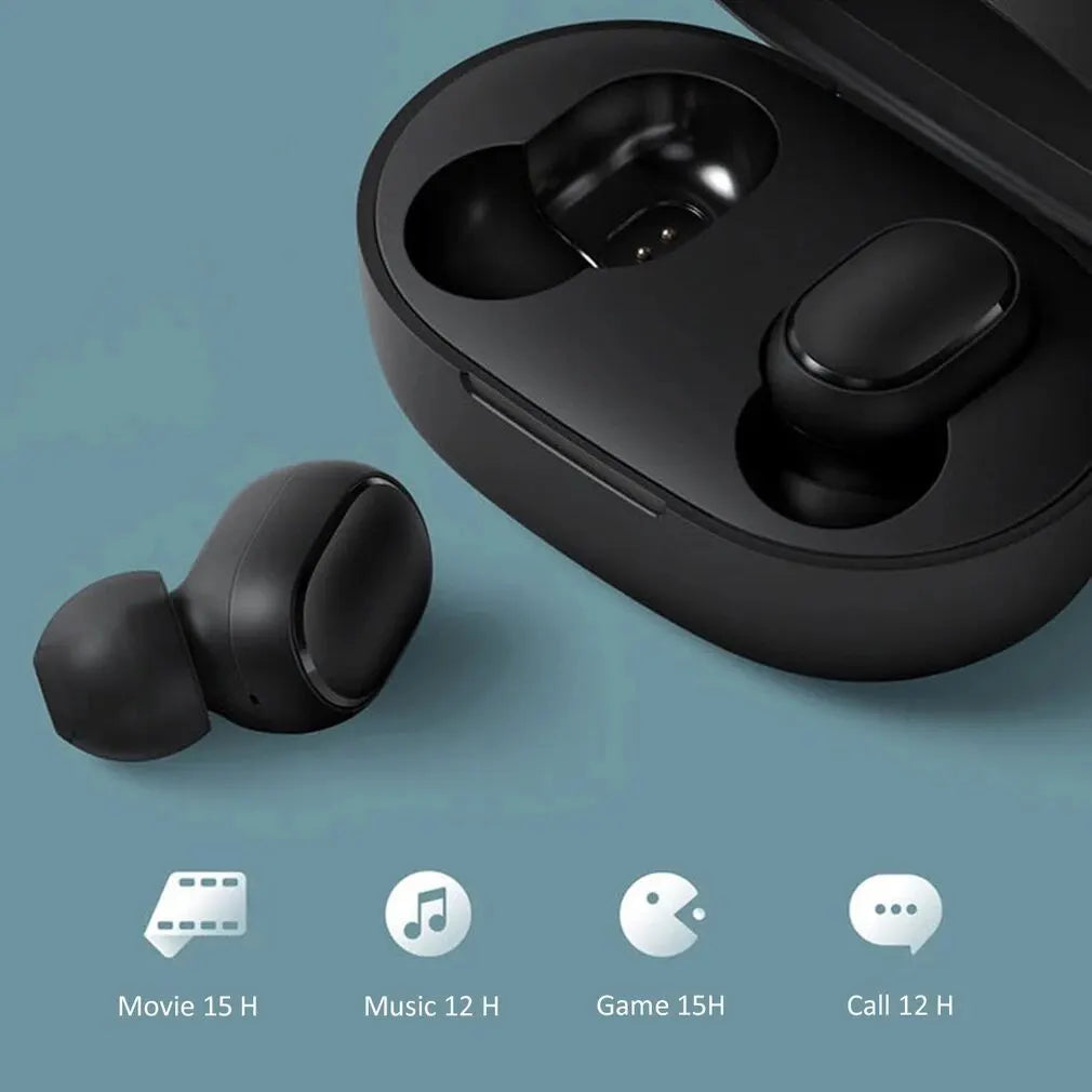 Wireless Bluetooth Headset Earbuds Noice Cancelling Earphone Bluetooth Headphones Mic