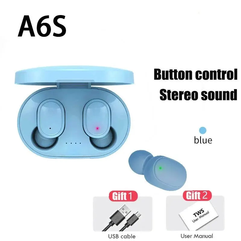 Wireless Bluetooth Headset Earbuds Noice Cancelling Earphone Bluetooth Headphones Mic