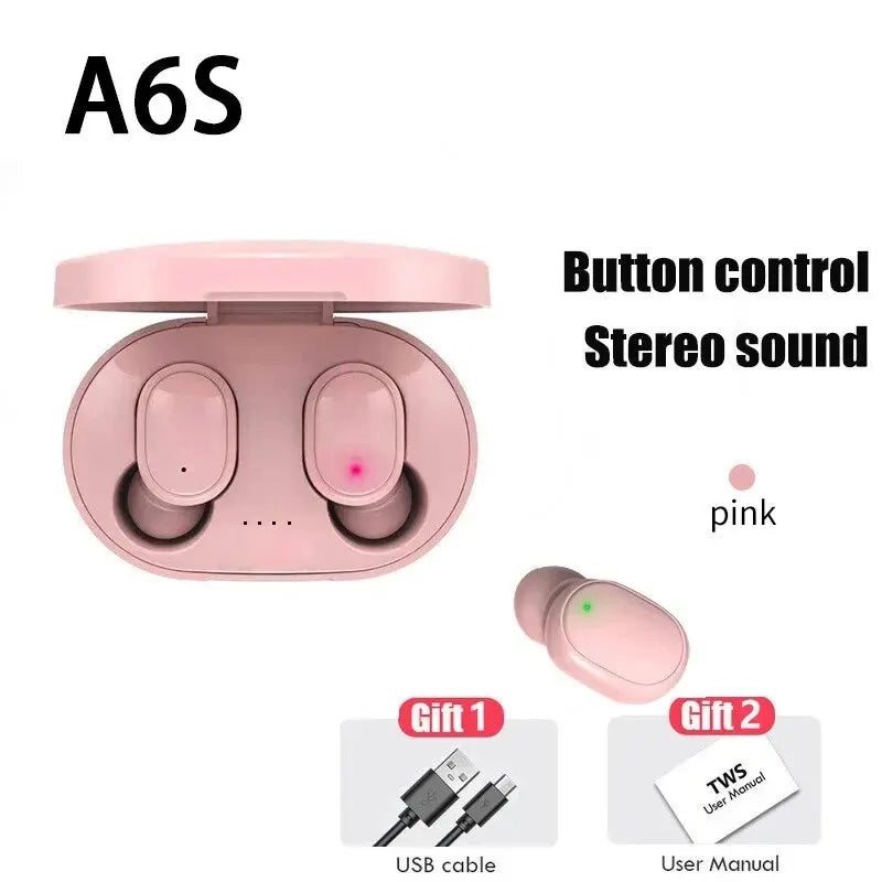 Wireless Bluetooth Headset Earbuds Noice Cancelling Earphone Bluetooth Headphones Mic