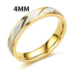 Wave Pattern Couple Rings Men Women High Quality Stainless Steel Ring Engagement Wedding Rings Jewelry