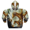 Gold Dragon Mother and Her Gold Dragon Babies Pullover Hoodie