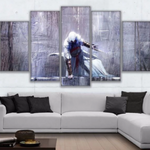 Assassin's Creed Altair 5 Panels Wall Art Home Decor Canvas Printing Print Canvas Picture