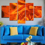 Naruto and Nine Tails Fox Sprit 5 Pieces Canvas Wall Art Living Room Home Decor 5 Panel Canvas