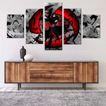 5 Pieces Canvas Animation Painting Itachi Uchiha Poster Wall Art Pictures Living Room