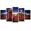 5 Pieces Assassin's Creed Posters Different Canvas Art Wall Assassin's Creed Decor 5 Panel Canvas