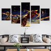 Naruto 7th Hokage 5 Panel Canvas Wall Art Home Decor Animation Art Canvas