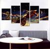 Naruto 7th Hokage 5 Panel Canvas Wall Art Home Decor Animation Art Canvas
