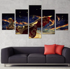 Naruto 7th Hokage 5 Panel Canvas Wall Art Home Decor Animation Art Canvas