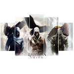 Assassin's Creed 5 Panel Canvas Wall Art Home Decor The 1st Assassin's Creed 5 Pieces Canvas