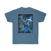 Dragon and Wolf Blue Lighting T-Shirt