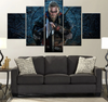 Assassin's Creed Valhalla Canvas Frame Living Room Home Decor Valhalla Viking 5 Pieces Wall Art Painting Canvas