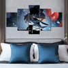 Solo Level Canvas Painting Art Wall 5 Panel Anime Living Room Home Decoration Poster Picture Canvas