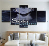 Sung Jin-Woo 5 Panel Canvas Wall Art Home Decor Bedrooms Anime 5 Pieces Solo Leveling Canvas