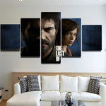 The Last Of Us Joel And Ellie 5 Pieces Canvas Wall Art Decor Home Living Room Decor 5 Panel Canvas