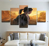 Joel And Ellie The Last of Us 5 Pieces Canvas Wall Art Decor Home Living Room Decor 5 Panel Canvas
