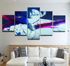 Solo Leveling Sung Jin-Woo 5 Pieces Canvas Room Home Decor Wall Art Anime 5 Panel Canvas Solo Leveling