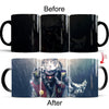 Thermochromic 350ml Color Changing Magic Cup Ceramic Coffee Milk Mug Drink Different Naruto Designs Mug