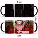 Thermochromic 350ml Color Changing Naruto Ceramic Mug Milk Coffee Tea Cup Different Designs Mug