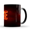 Thermochromic Magic Cup Love Color Changing Mug Ceramic 350ml Coffee Milk Cup Drink